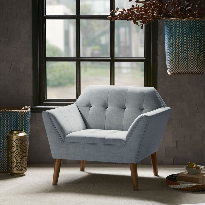 Belz 38" W Tufted Polyester Armchair JJ809