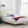 Scarlett upholstered low profile deals platform bed