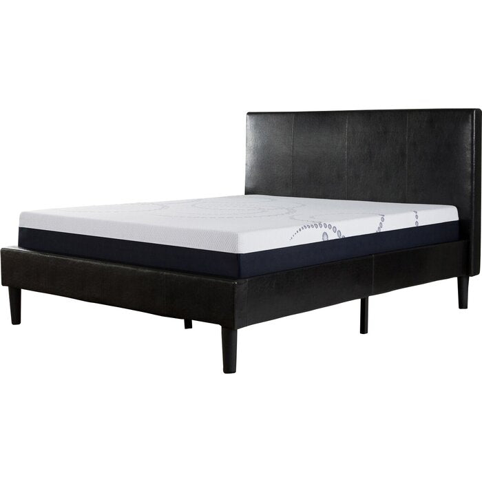 (King) Clyde Upholstered Low Profile Platform Bed JJ827