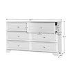Essex 6 Drawer Double Dresser JJ831