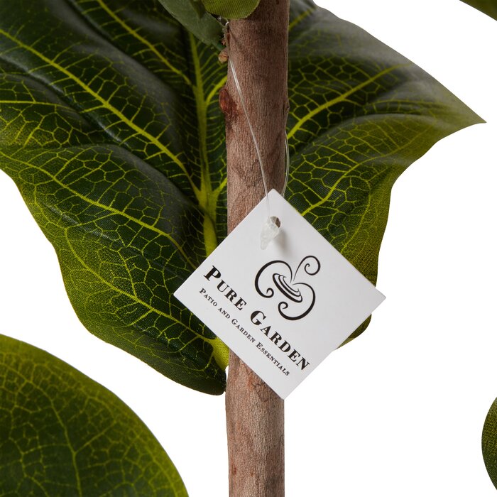 72" Artificial Fiddle Leaf Fig Tree in Pot JJ840