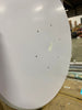 (AS IS) Modrest Holly Modern White & Gold Round Dining Table KBO327 (2 boxes)