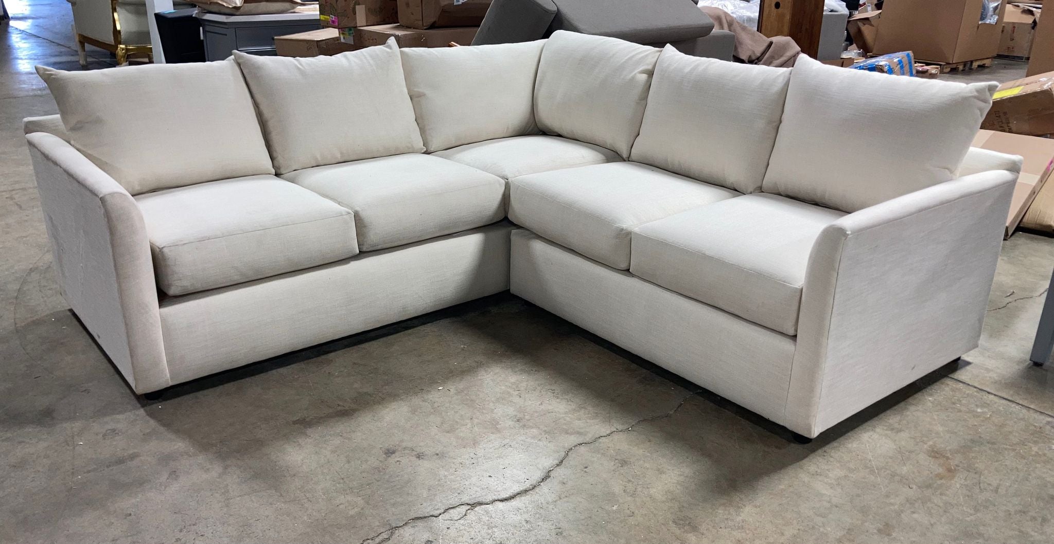 Klaussner Atlanta 95" Wide Corner Sectional (2 Boxes)