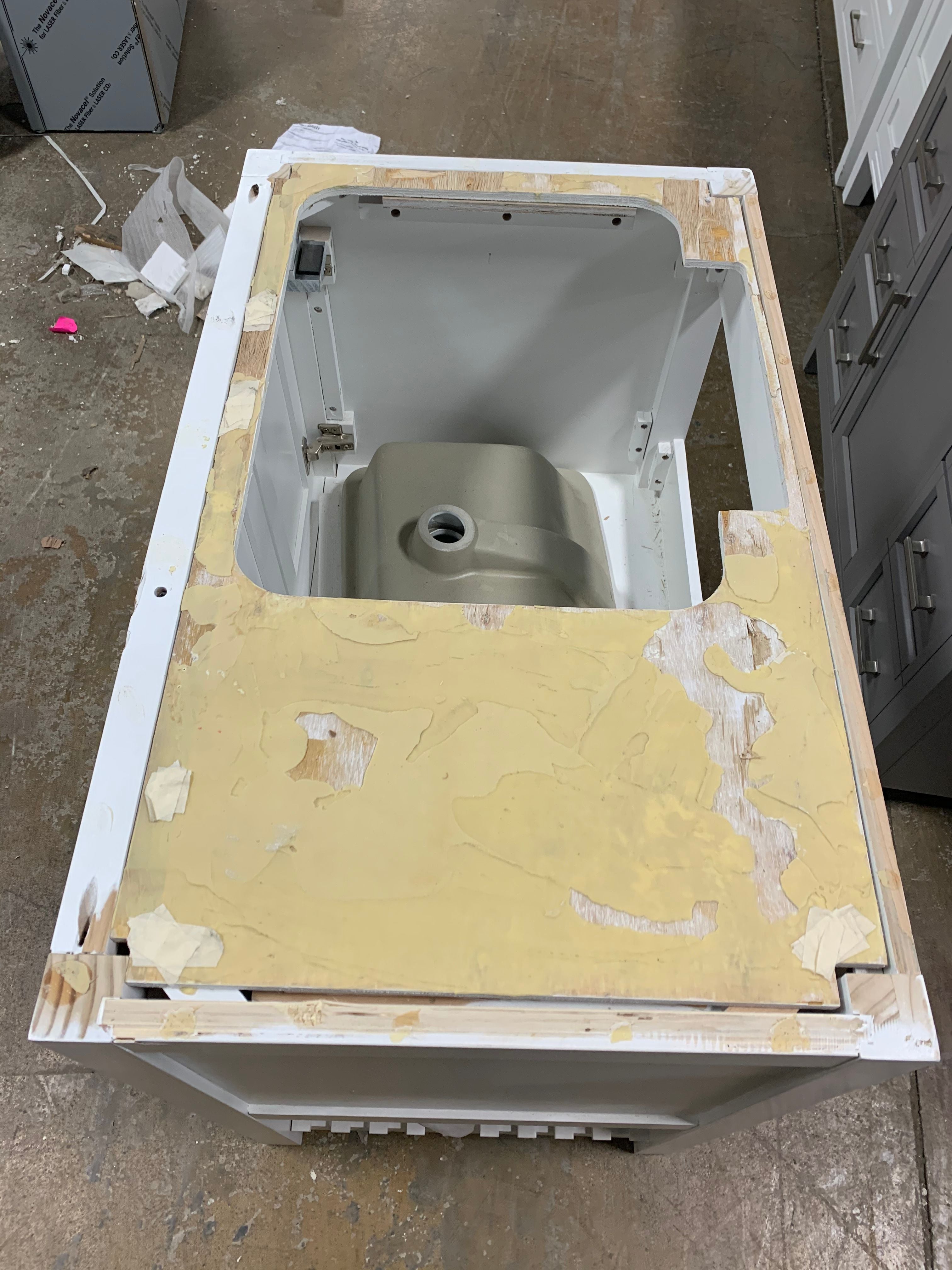 Binne Open Cabinet 36" Single Bathroom Vanity Set