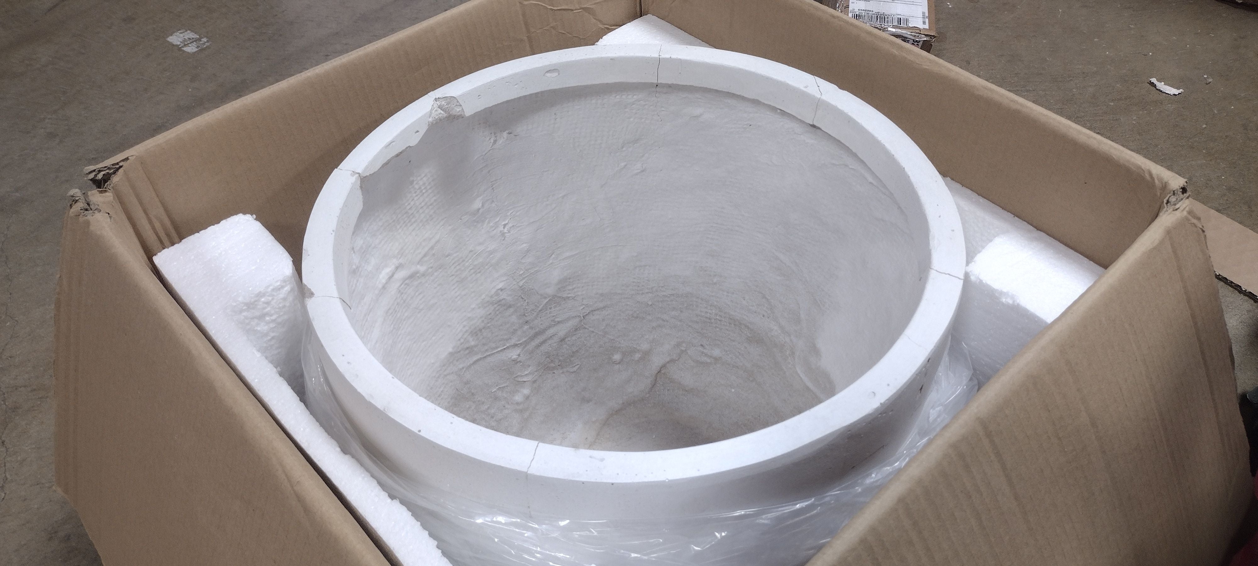 17.2" H x 17.5" W x 17.5" D White Acushnet Pot Planter