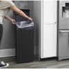 30 Gal. Brown Copenhagen Wood Style Plastic Trash Can TTR318