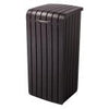 30 Gal. Brown Copenhagen Wood Style Plastic Trash Can TTR318