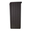 30 Gal. Brown Copenhagen Wood Style Plastic Trash Can TTR318