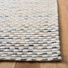 SAFAVIEH Handmade Marbella Aase Wool Rug - 8' x 10' - White/Navy