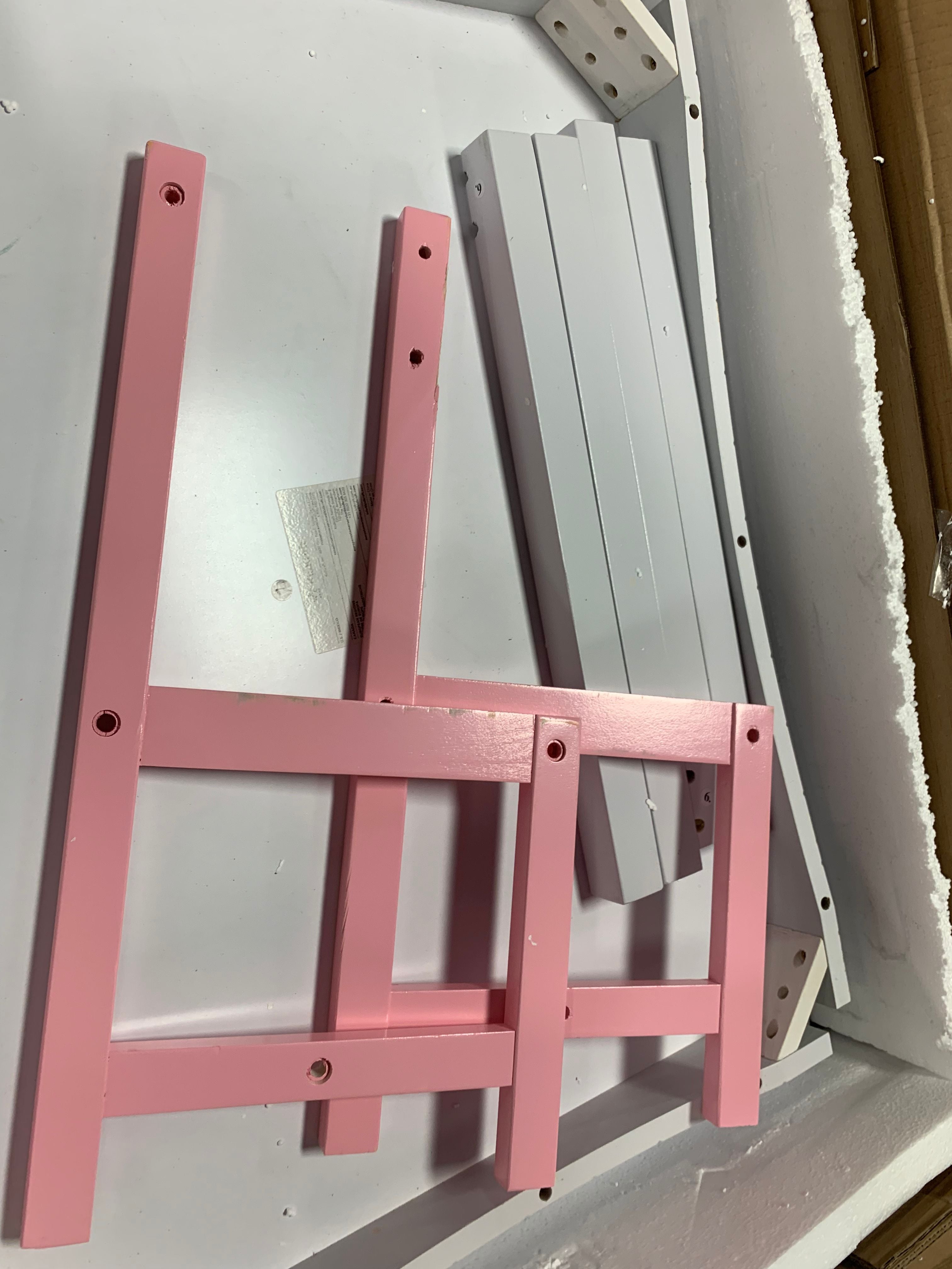 KidKraft Nantucket Kids Table with Bench and 2 Chairs Set Pastel