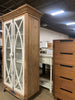 Natural/White Robicheaux 39'' Wide Solid Wood China Cabinet *TOP ONLY*