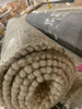 Bouwhuis Geometric Handmade Flatweave Wool Area Rug in Natural/Beige rectangle 5'x8'