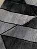 Barclay Geometric Area Rug in Black/Gray rectangle 7'6