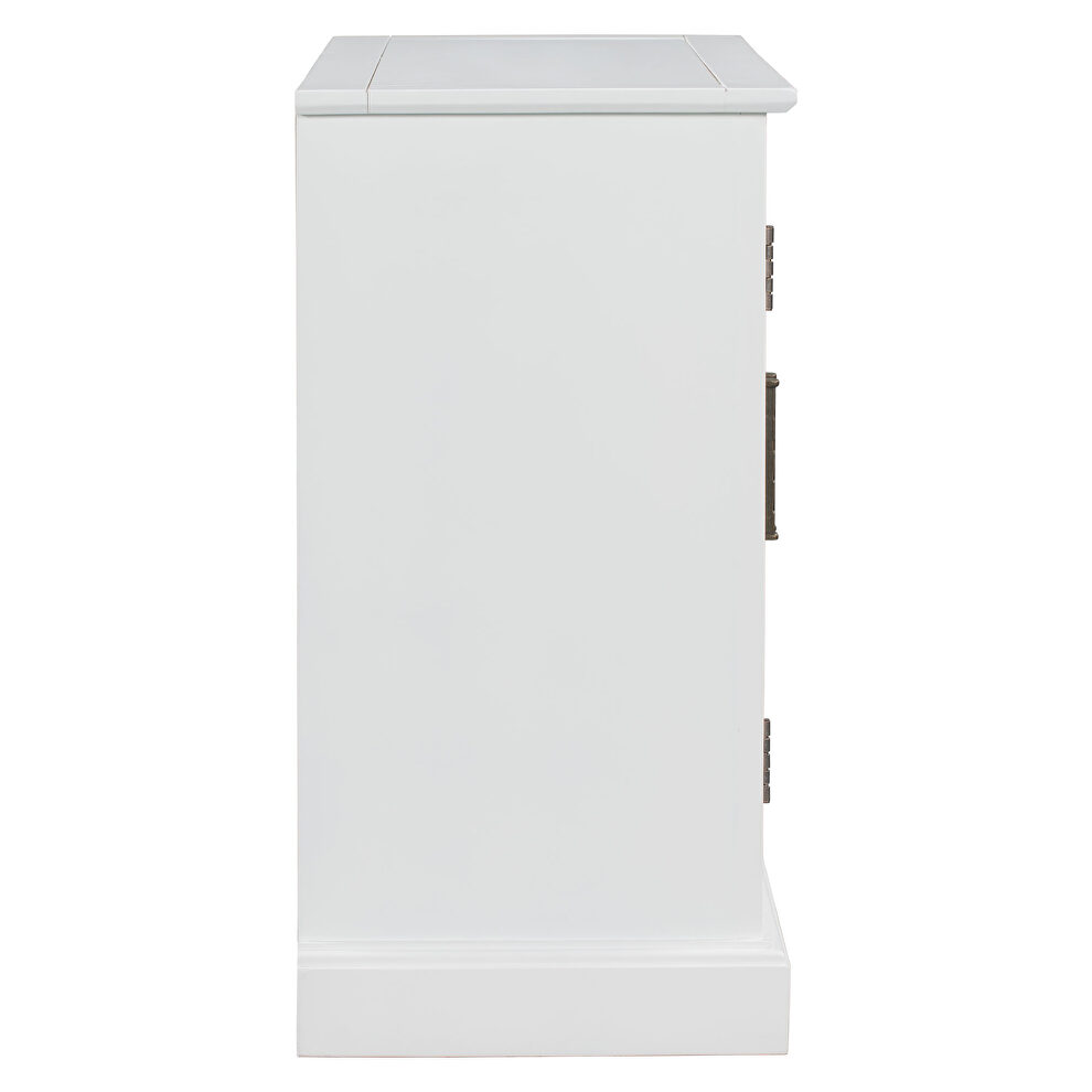 White Accent Cabinet