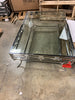 Best Master Abigail Glass and Stainless Steel Base Coffee Table in Silver SHB613
