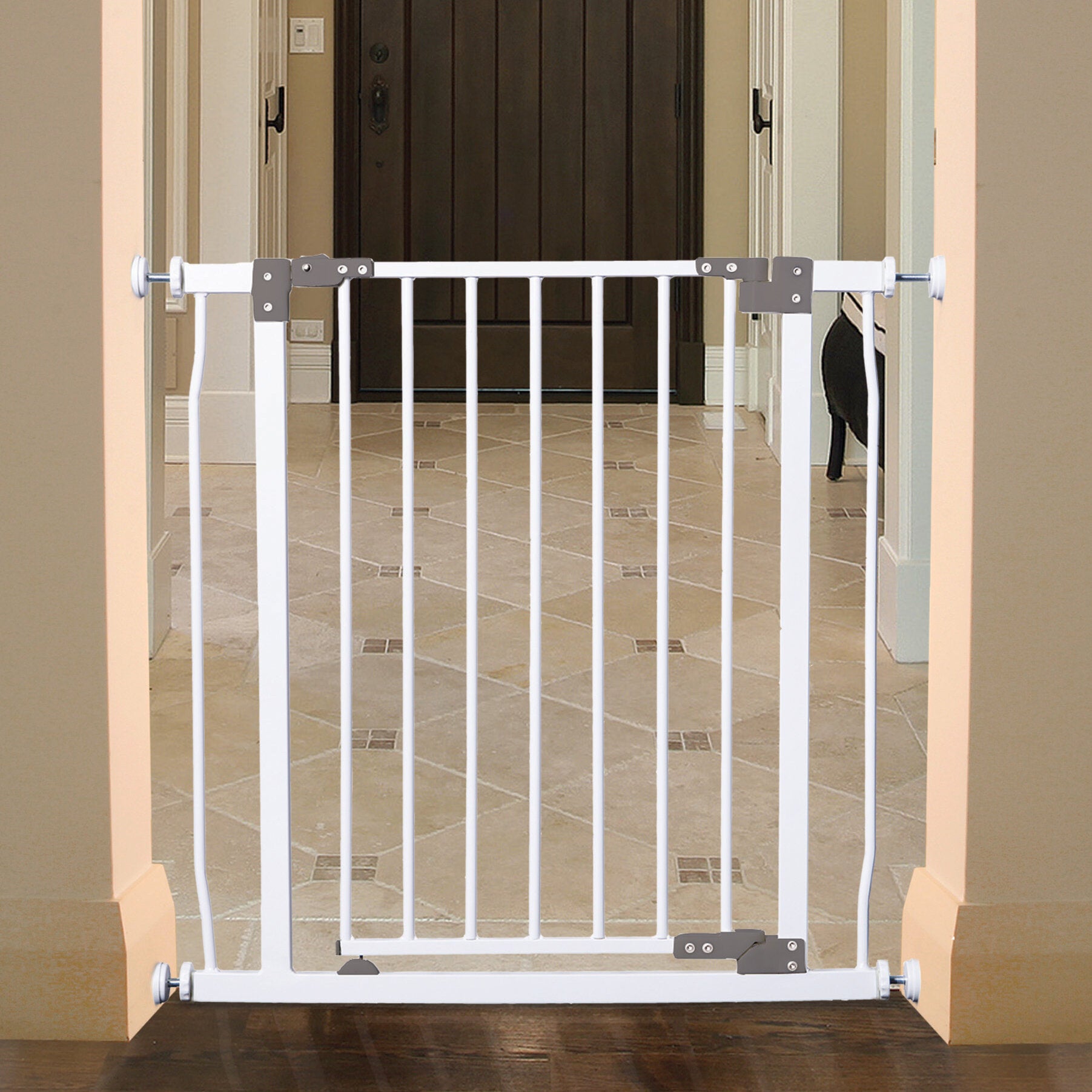 White Liberty Safety Gate (29.5”-32”) #LX4745