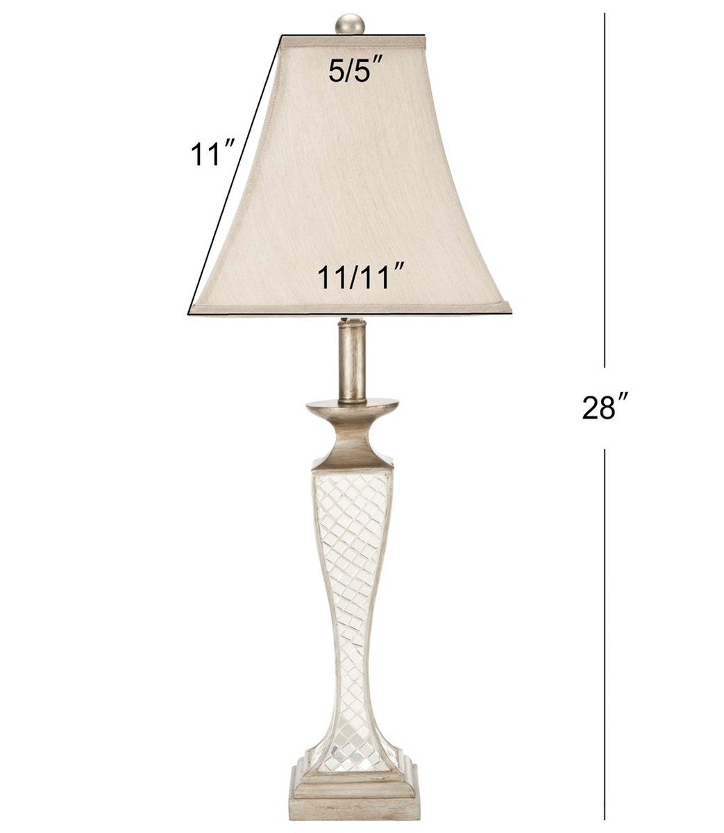 Kailey 28"H Glass Lattice Lamps (Set of 2) #HA846