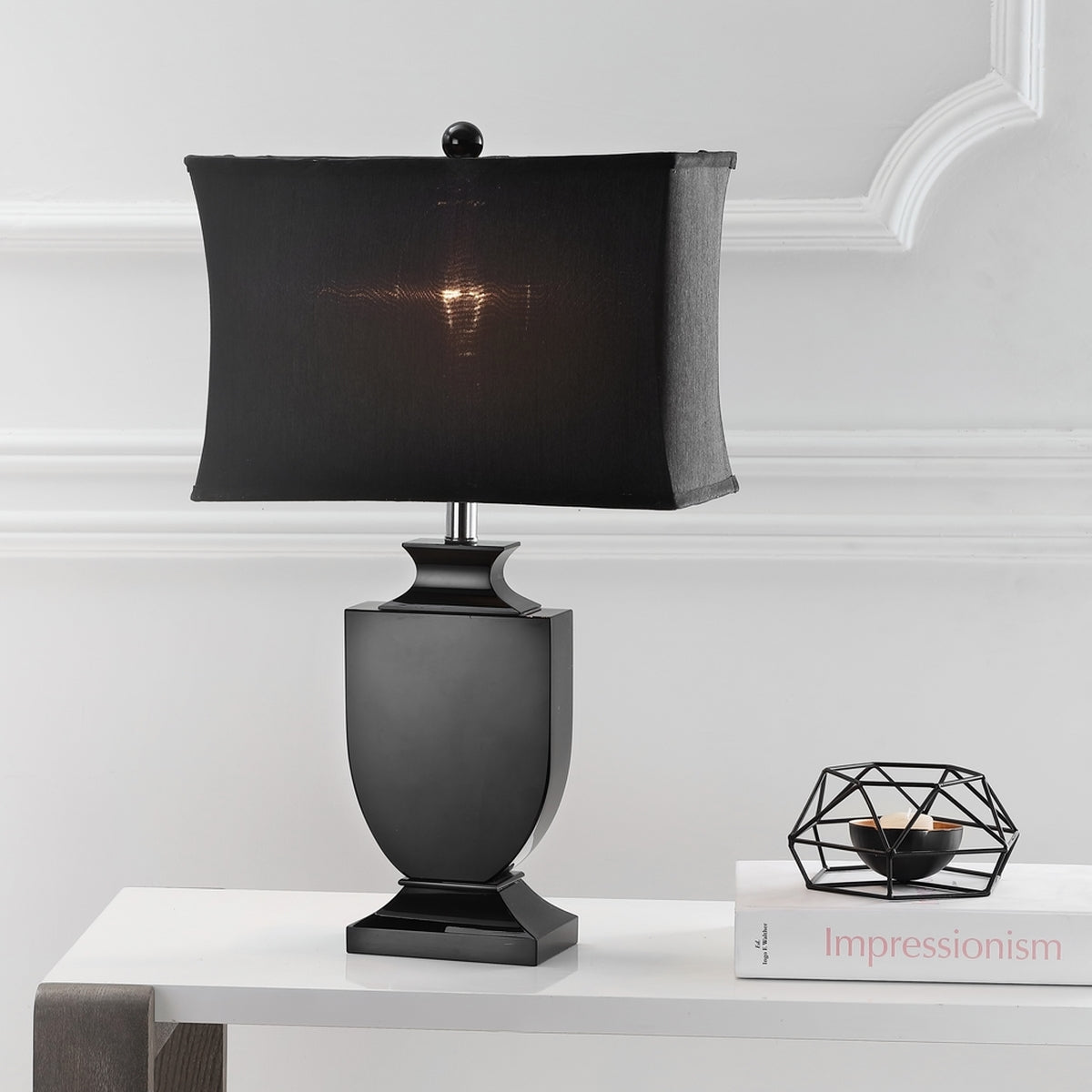 Darcy 23.5" Table Lamp, Black Crystal (#K6051)