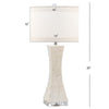 Concave Table Lamp with Off-White Shade (Set of 2) #LX4076