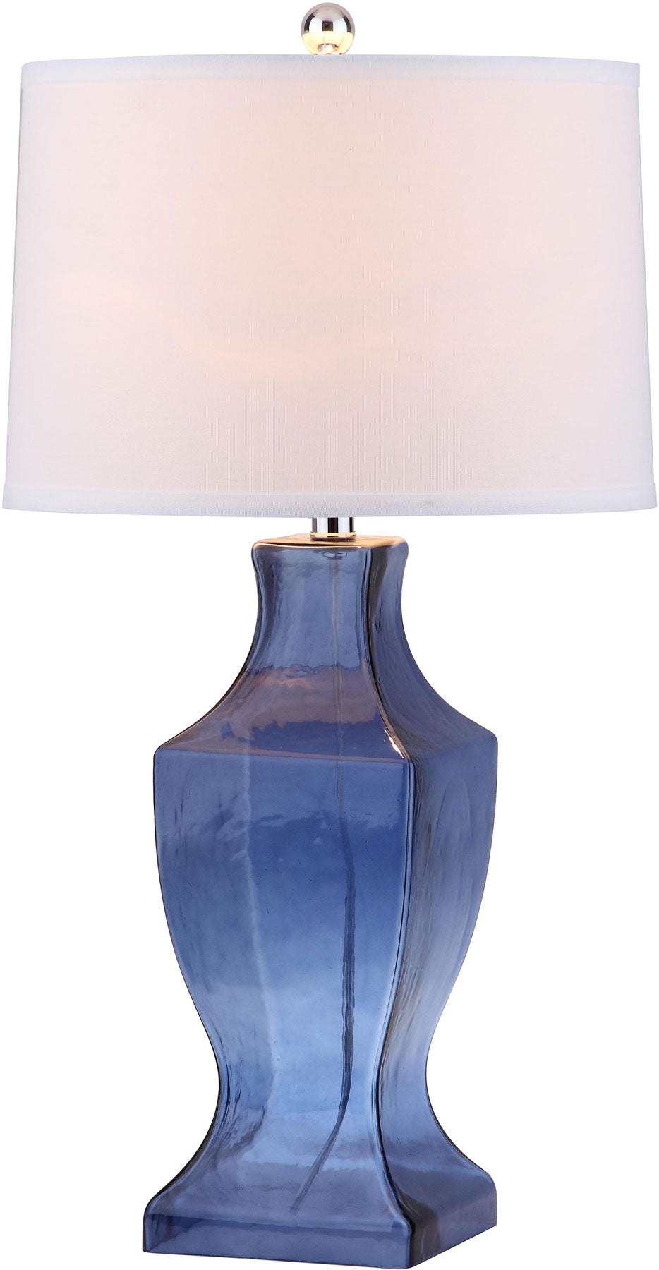 Blue Glass Bottom Lamp LX4873