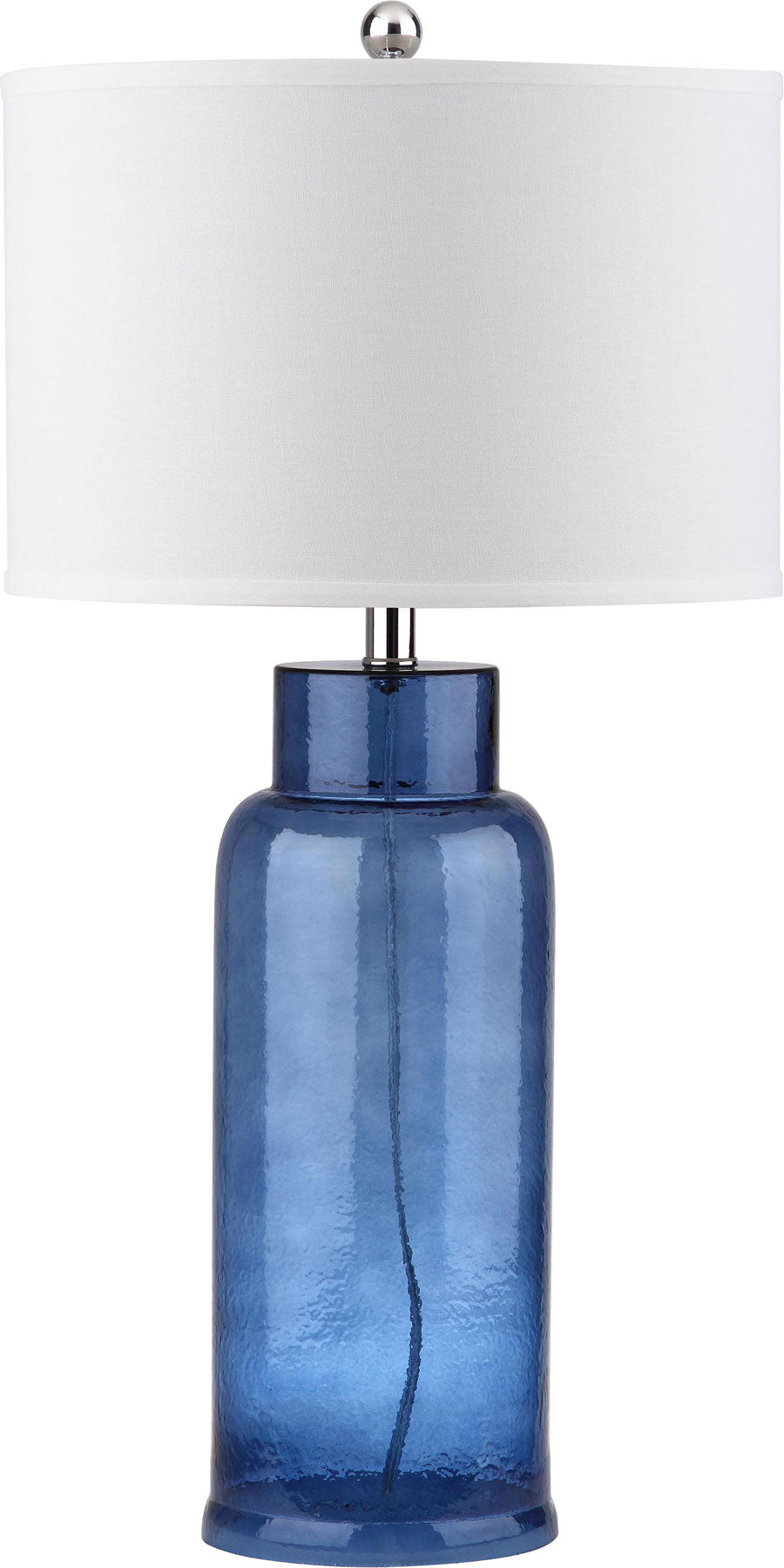 Bottle 29 in. Blue Table Lamp LX5190