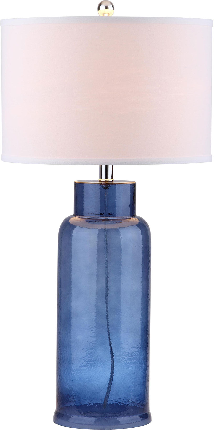 Bottle 29 in. Blue Table Lamp LX4859
