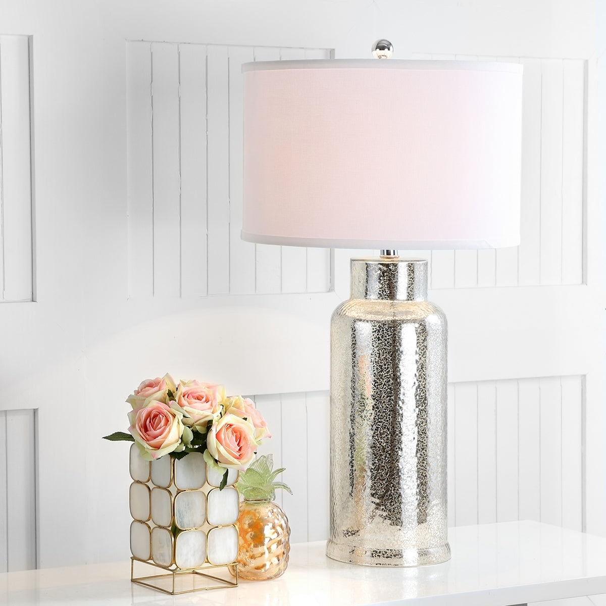 Bottle Table Lamp, Ivory Silver *Single Lamp* (#K4238)