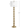 Reflections Stacked Ball 58.5 in. Brass Floor Lamp LX5059