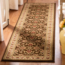 Load image into Gallery viewer, Lyndhurst Brown/Ivory 2&#39;6&quot; x 16&#39; Runner Rug ERUG58
