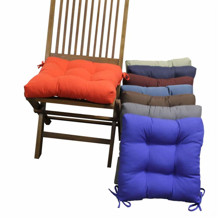 Blazing Needles Square 16 x 16 in. Twill Dining Chair Cushions - Set of 4