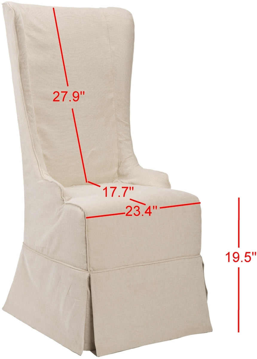 Becall 20'' H  Linen Dining Chair