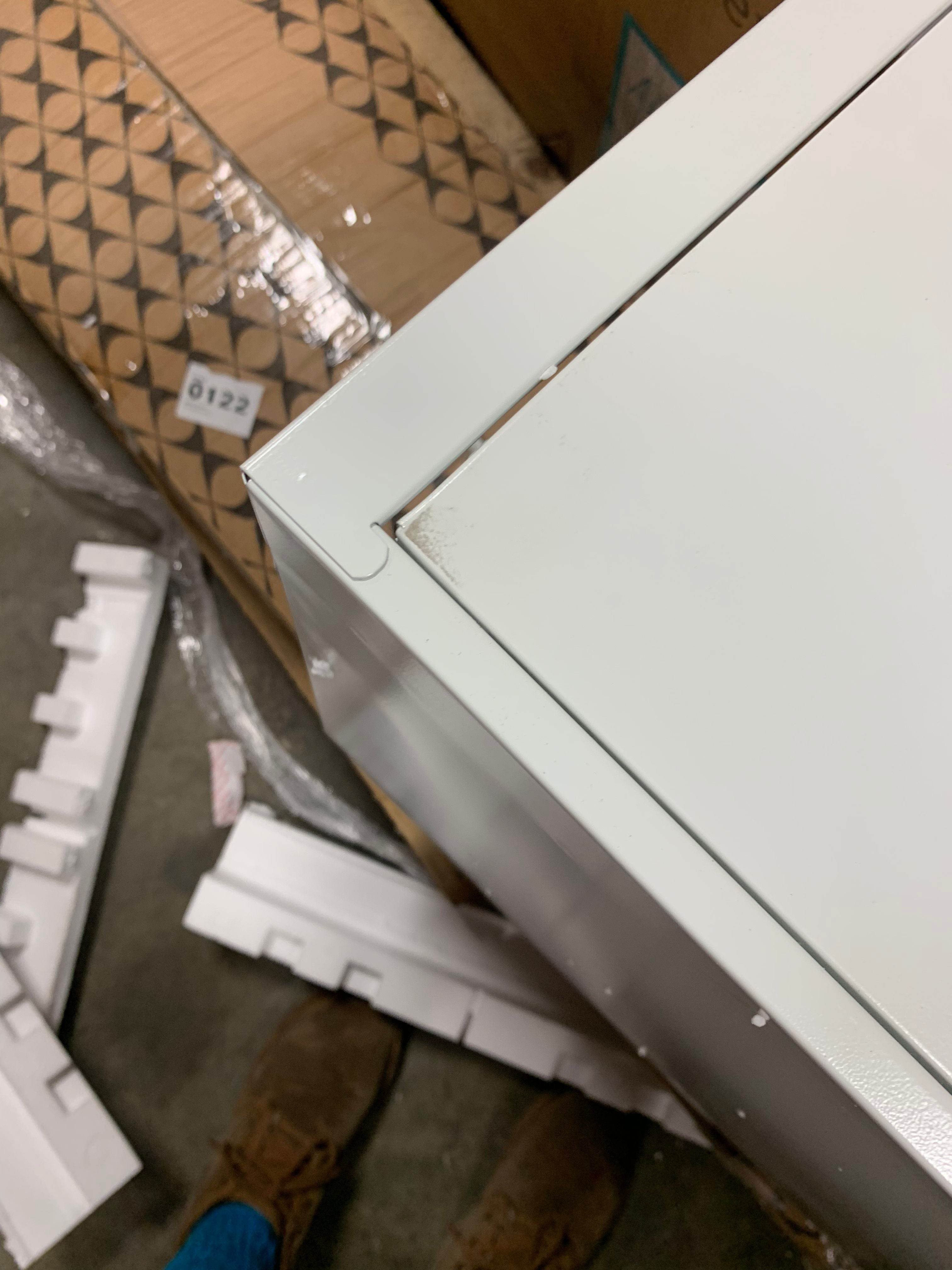 3-Drawer Filing Cabinet Steel Off-White - Hirsh
