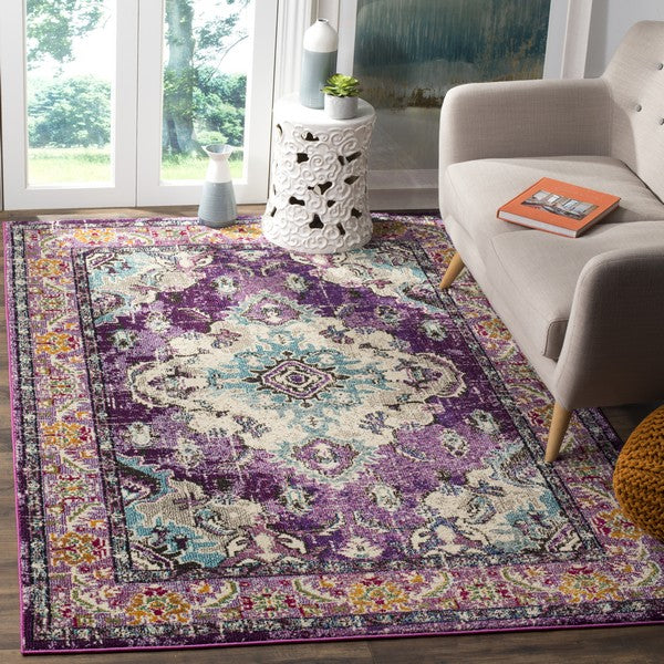 Monaco Violet 4' x 5'7" Area Rug ERUG162