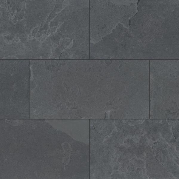 19 Boxes - Montauk 12" x 24" Slate Stone Look Wall & Floor Tile - 190 Square Feet (#K5616 - 20 BOXES)