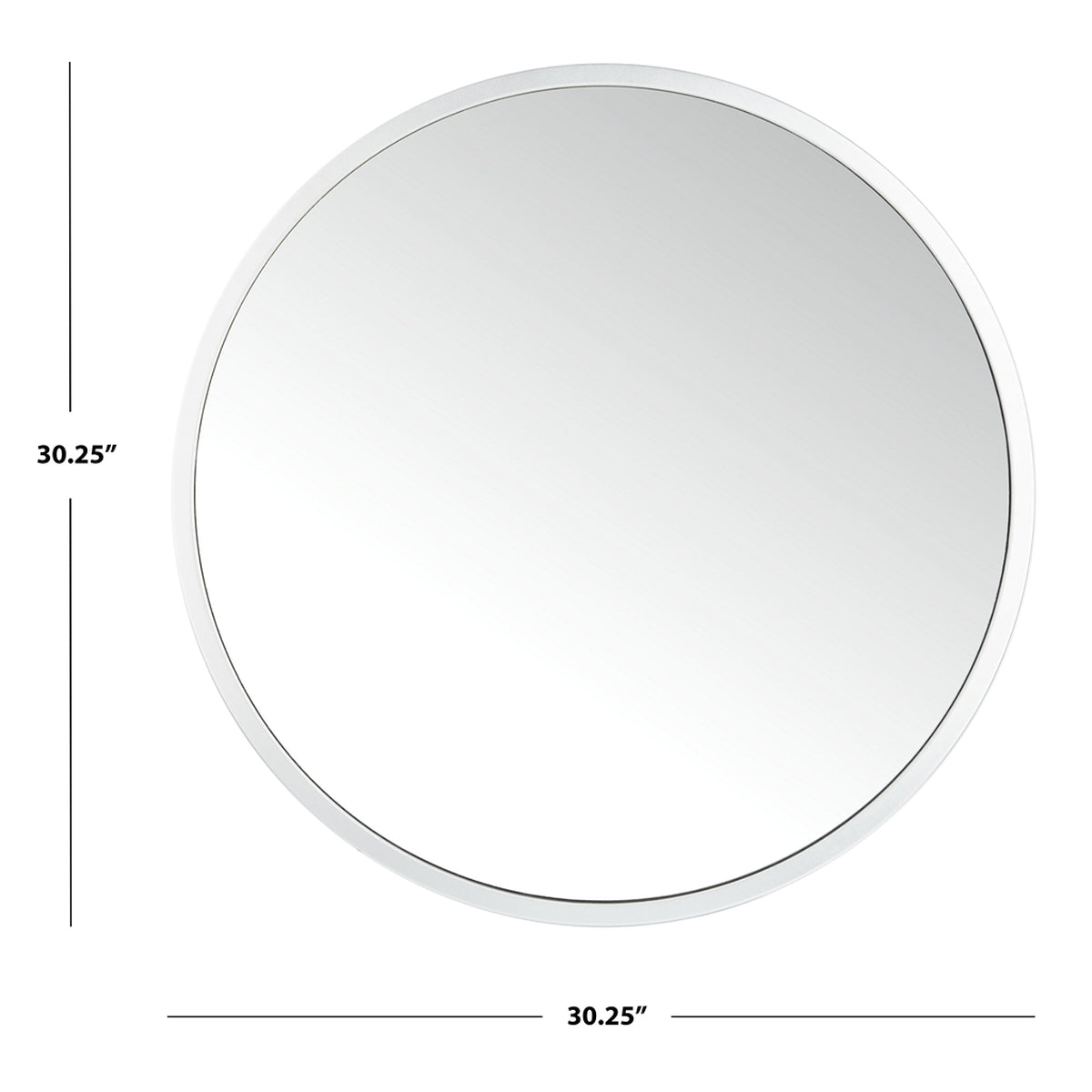 Eason 30" Framed Mirror, Silver (#K2621)