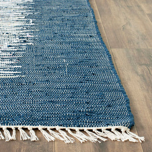 Montauk Ivory/Navy 2'6" x 4' Accent Rug ERUG79