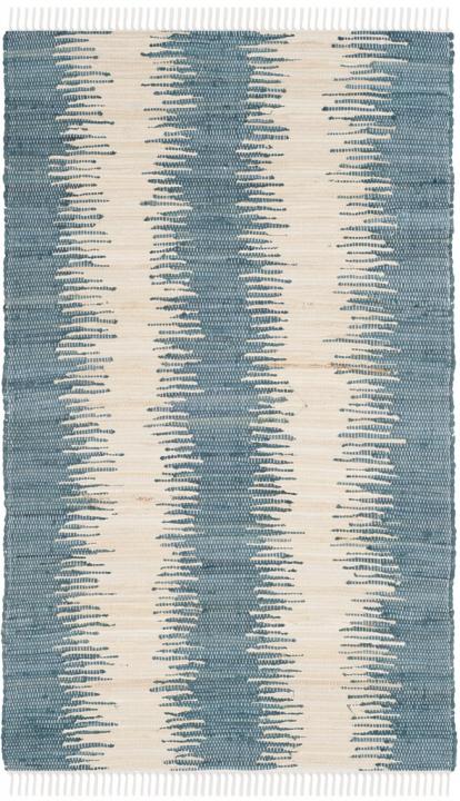 Montauk Blue Flatweave 3' x 5' Area Rug ERUG167