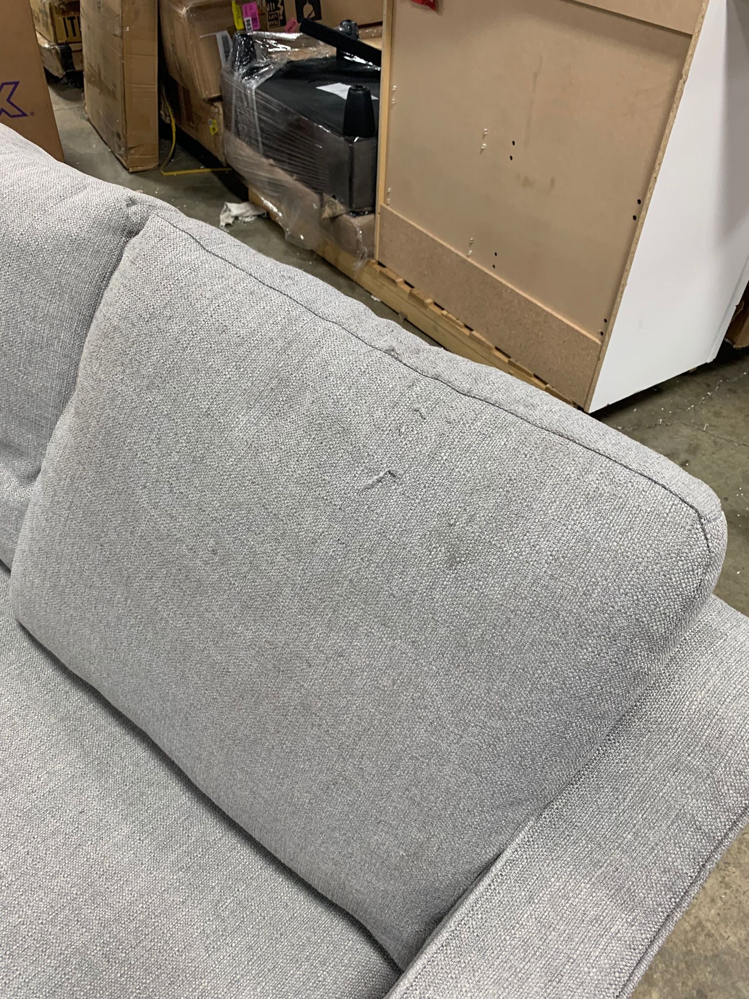 Abbyson Haskell Grey Convertible Sofa Bed CYB544
