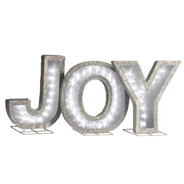 18.5 in. JOY Sign with LED Lights TTR257