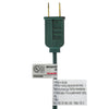 15-Count Multi-Color Satin G50 Globe Christmas Light Set, 13.75ft Green Wire B108-LC706