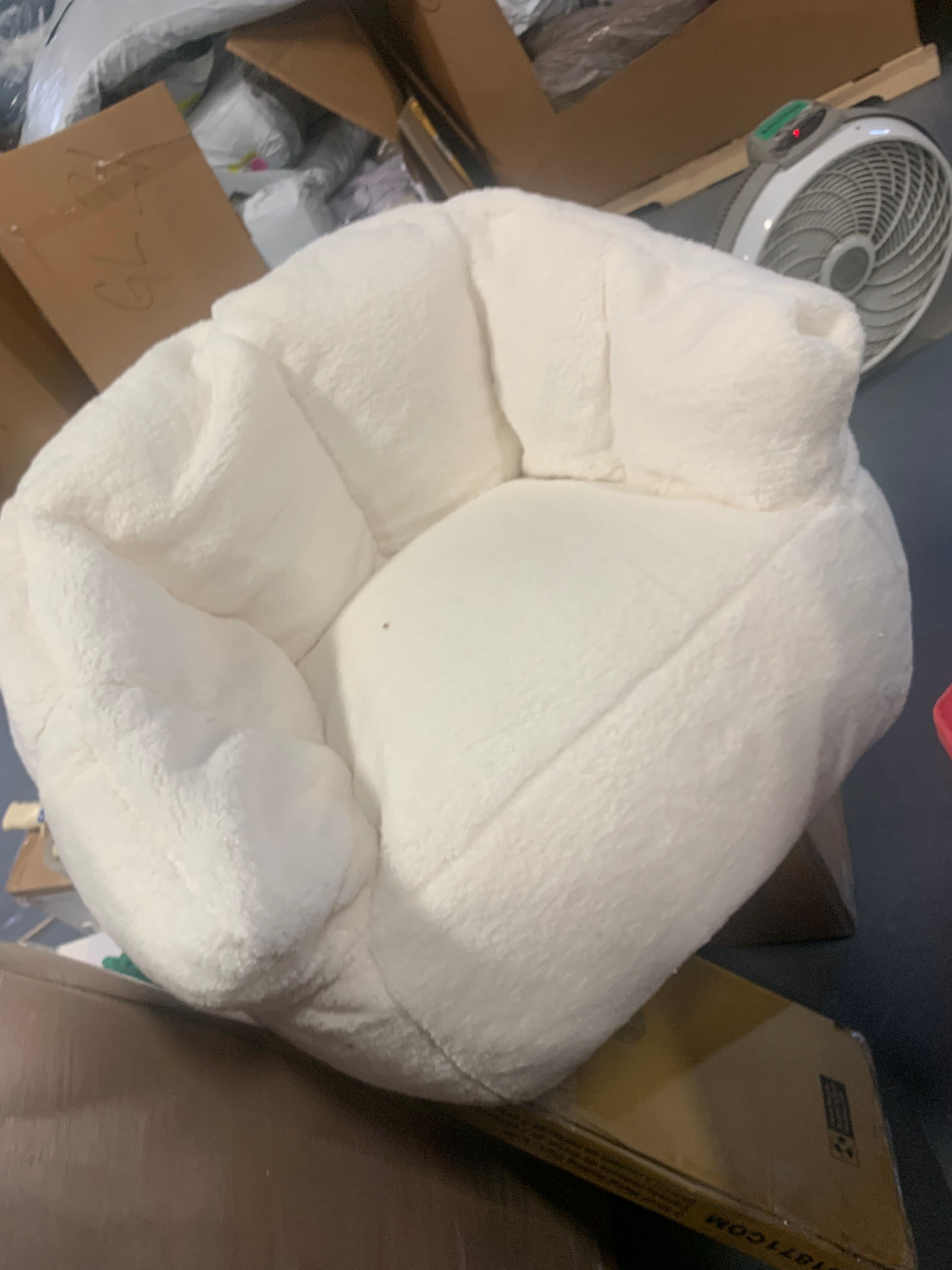 Sherpa Bean Bag Cream