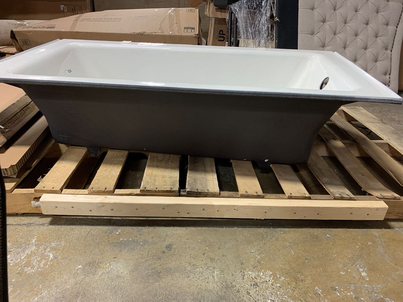 Bellwether® 60 x 30-1/4 in. Soaker  Alcove Bathtub Right Drain pt578