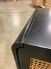 Bates 24.4'' Tall 2 - Drawer Solid Wood Nightstand in Black/Natural/Brass