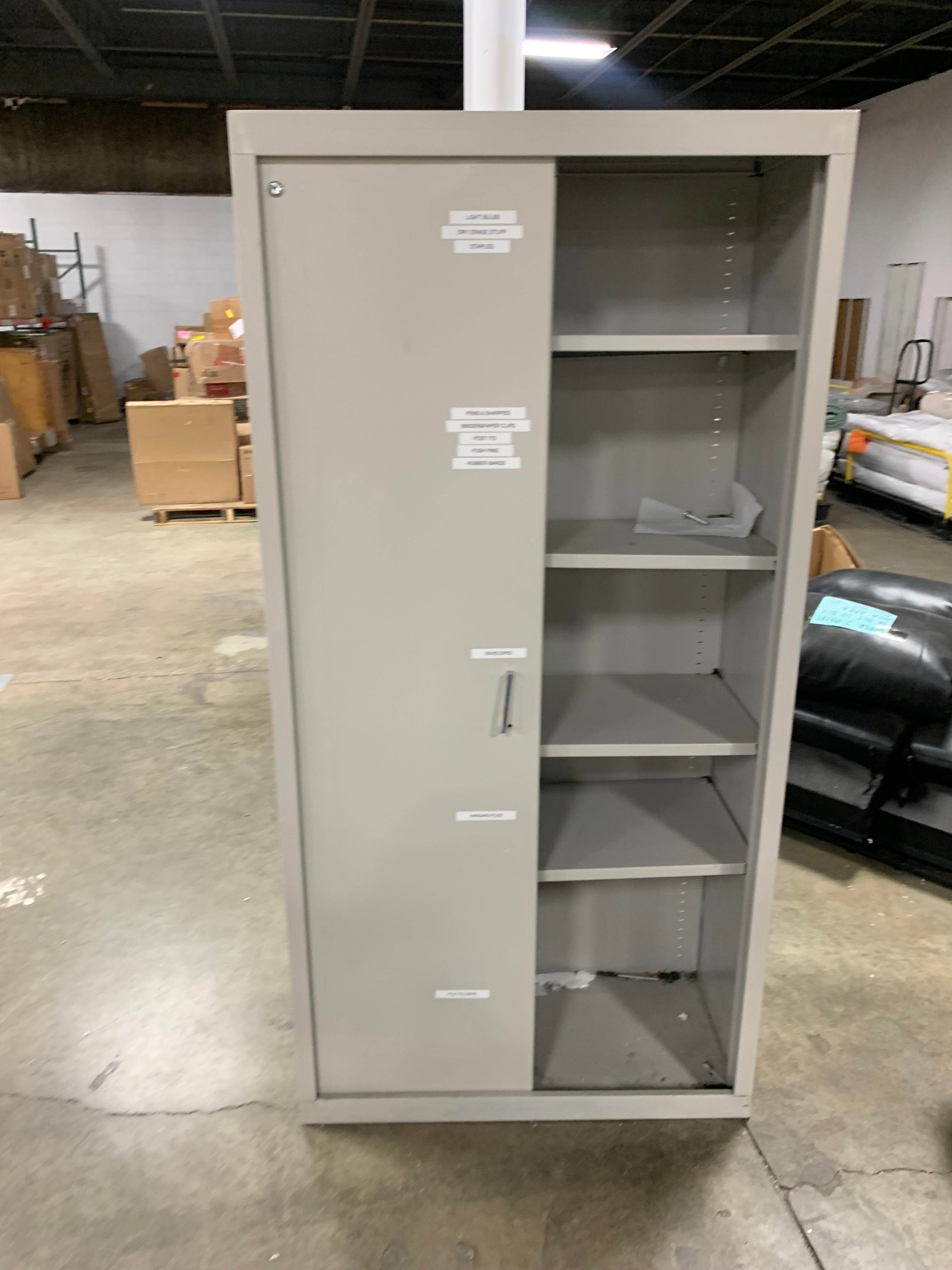 72" H Sliding Door Cabinet