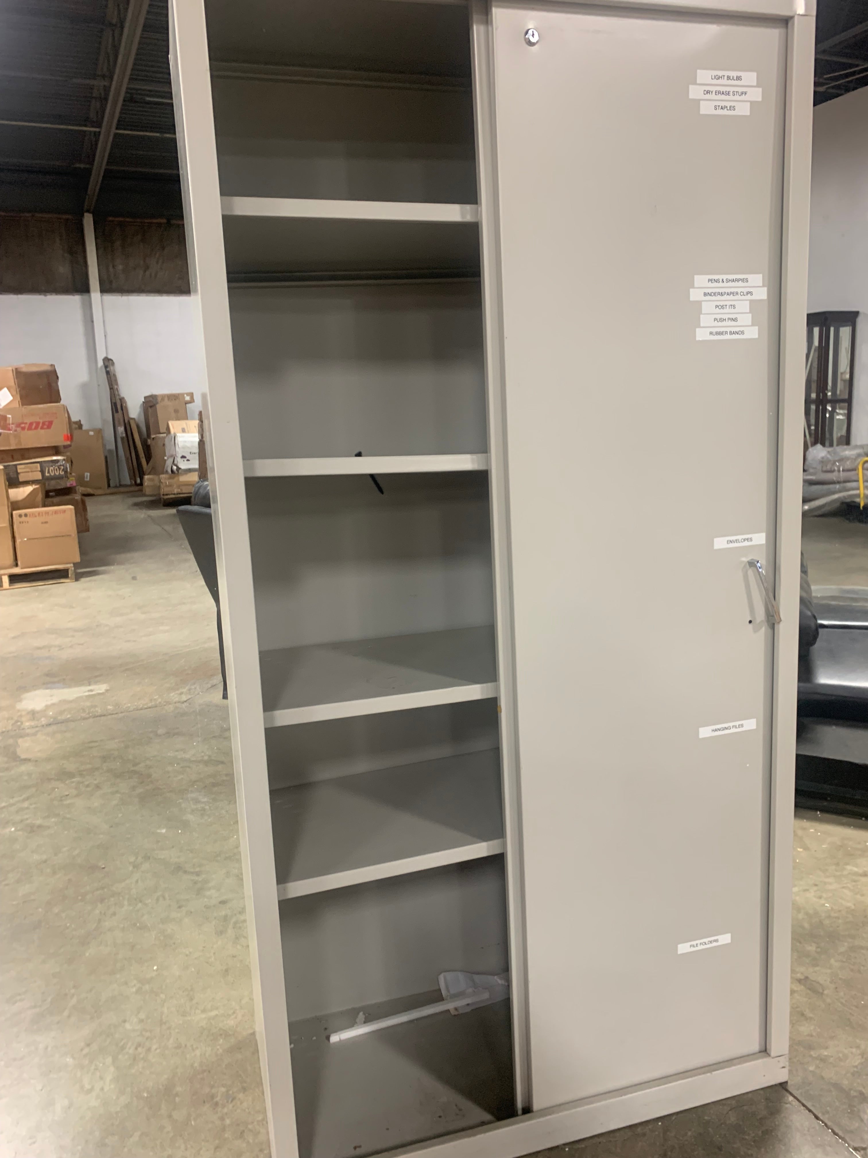 72" H Sliding Door Cabinet
