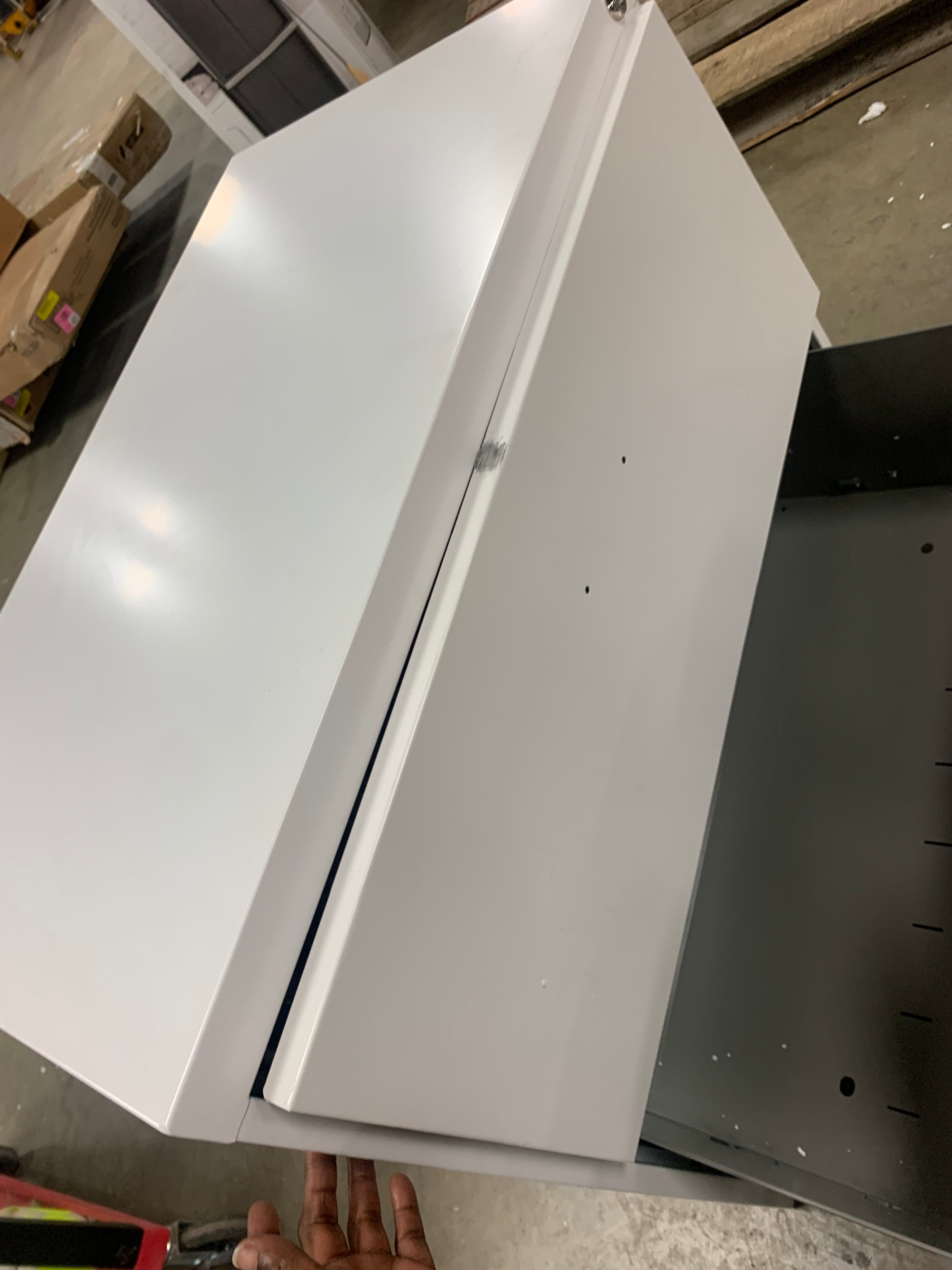 Hirsh Industries Space Solutions SOHO White Two-Drawer Lateral File Cabinet