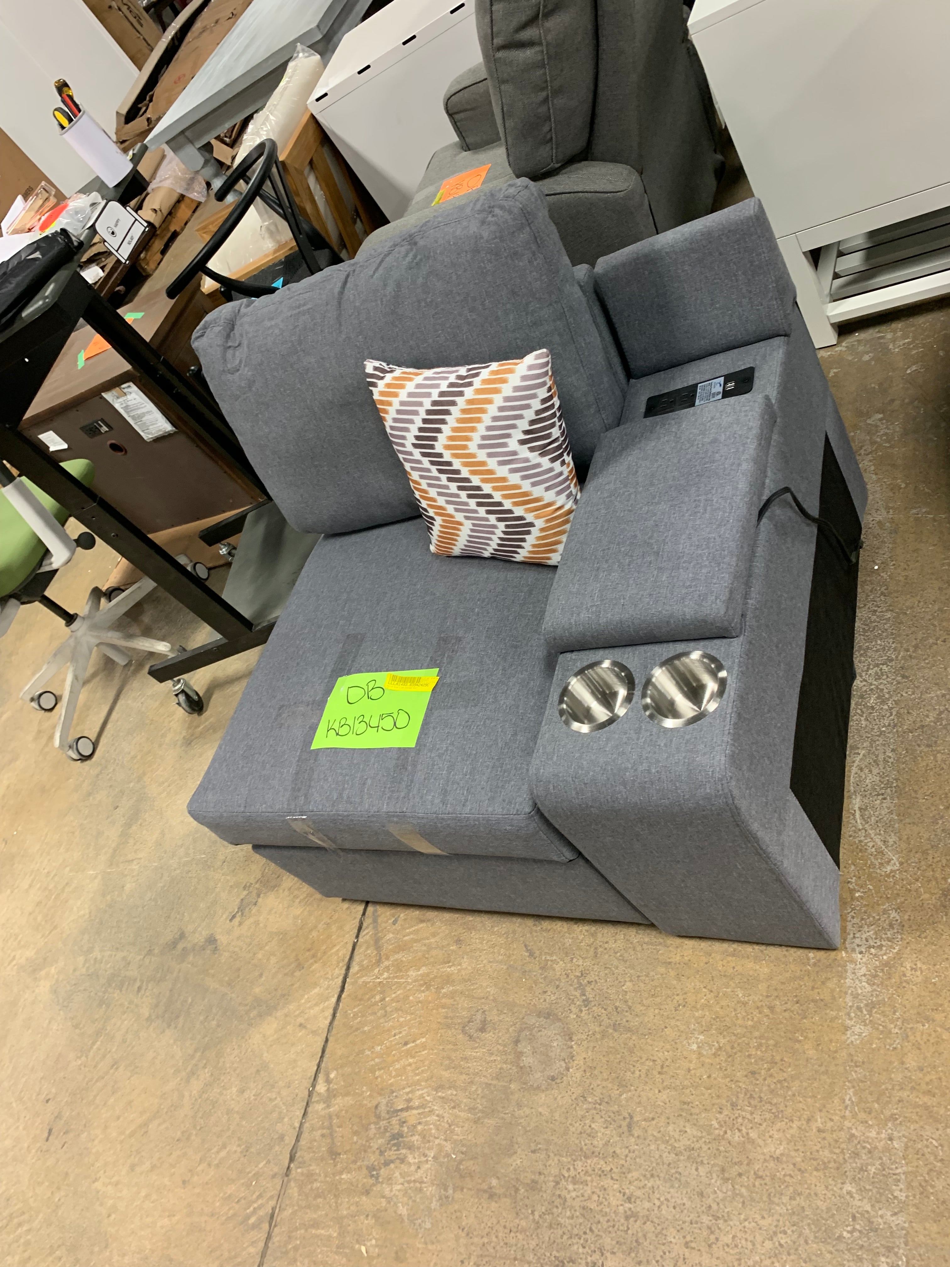 2 piece Armless & Console Sofa sectional