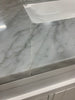 Palmer Bathroom Vanity and Sink Combo with Carrara Marble 42 Inch, White (comes assembled)