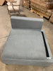 Light Gray Armless Chair