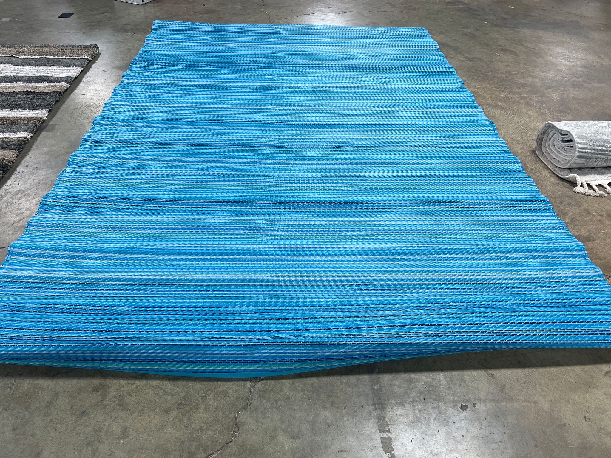 Weaver Turquoise Blue Green Outdoor Rug